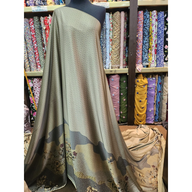 ARMANI SILK MOTIF ETNIK/BAHAN KAIN ARMANI SILK PRINT ETNIK