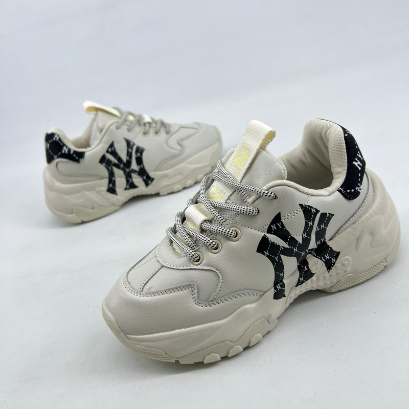 Sneakers mlb ny import high quality fashion shoes sepatu wanita sporty casual dailyshoes kantor kerj