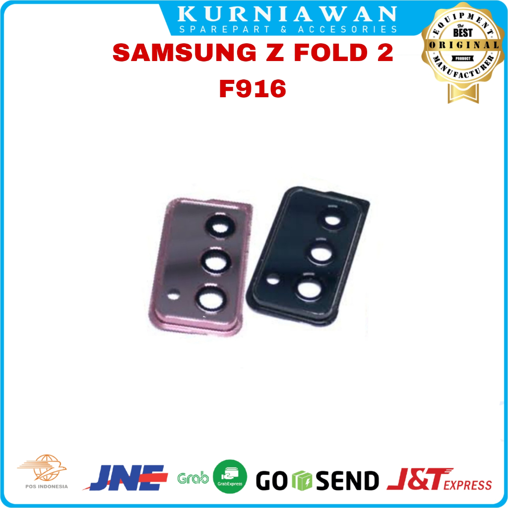 Kaca Kamera Belakang Samsung Z Fold 2 F916 Lensa Camera Fullset
