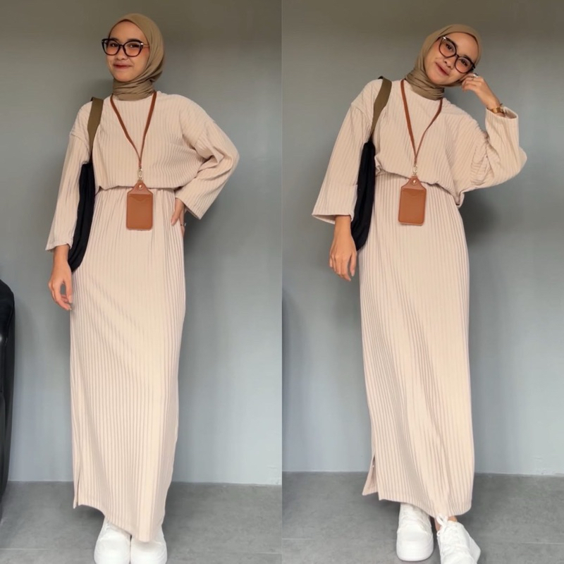

hijabapic.label - Hanni One Set | Rok Knit One Set | One Set Knit Hornet
