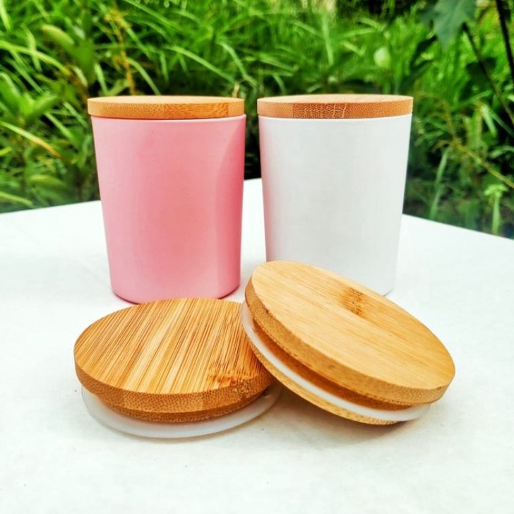 Belanja Mantap CANDLE GLASS MATTE JAR 2ML JAR KACA LILIN TUTUP KAYU