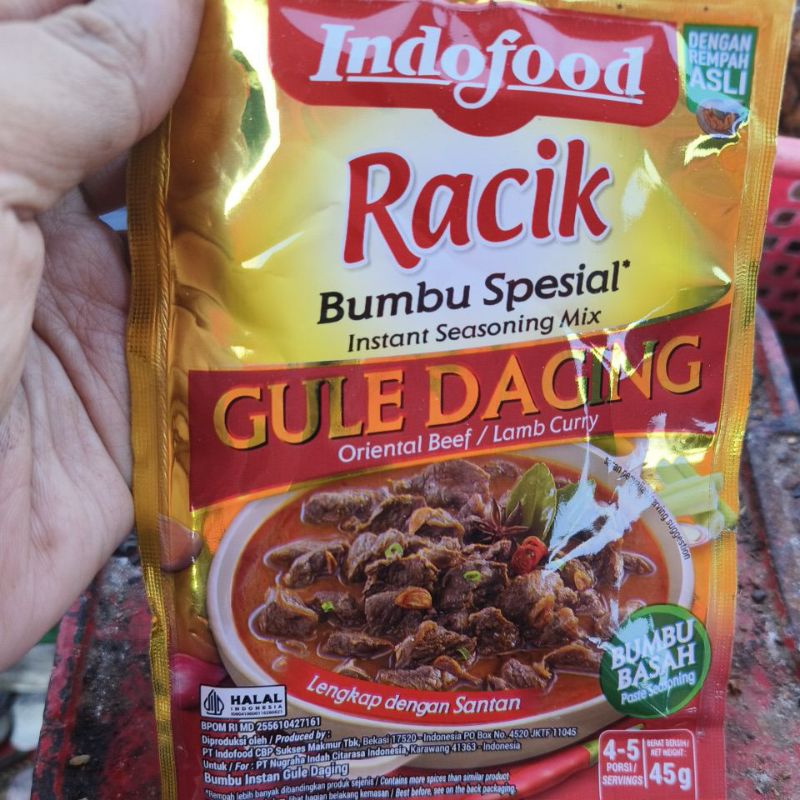 

indofood racik gule daging 45g