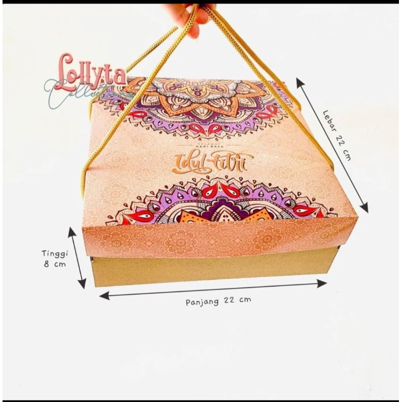 

Dus Idul Fitri/Box Idul Fitri/Dus hampers lebaran/Box lebaran 22x22x8