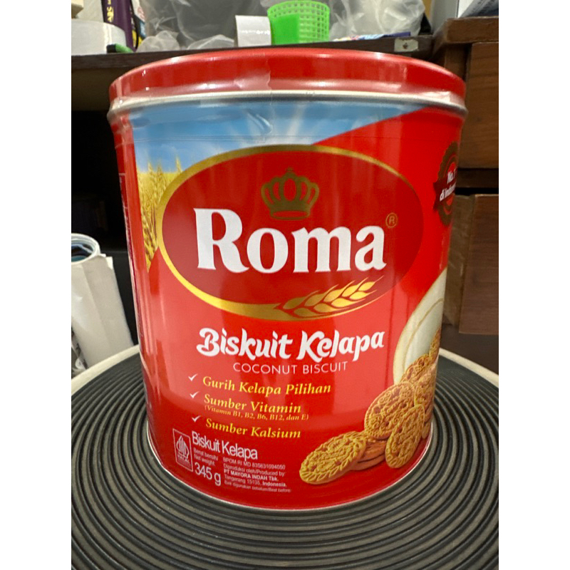 

Biskuit Kaleng Roma Kelapa 345g