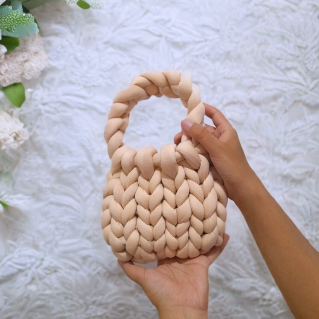 Candy Yarn Bag Chunky Yarn Bag Handmade