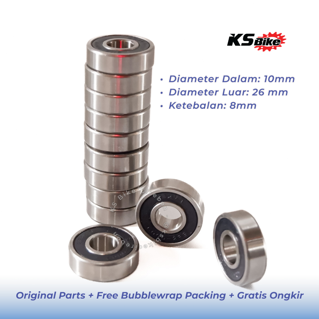 Laher Bearing Sepeda OXO Steel 6000-2RS & 6200Z Hub Freehub Crank Bottom Bracket Pelor Ganti Bearing