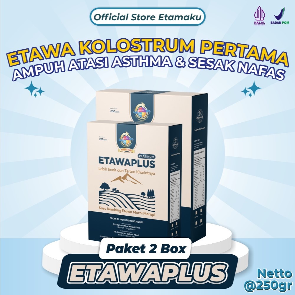 ETAWAPLUS PLATINUM / SUSU KAMBING ETAWA / SUSU ETAWA / SUSU PENINGGI BADAN / SUSU ANTI ALERGI / PENA