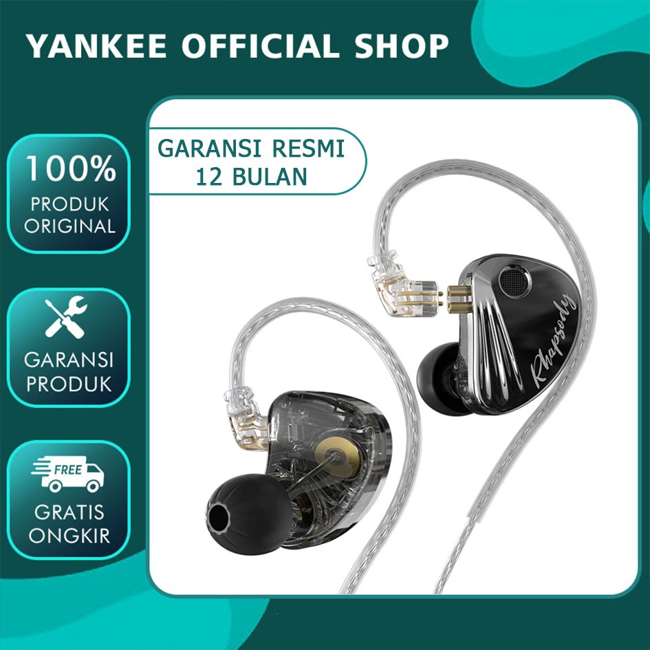 CCA Rhapsody 2DD + 4BA Hybrid IEM HiFi Earphone