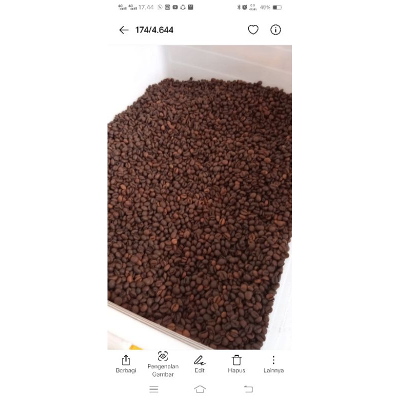 

Kopi Rosting, Robusta, kemasan 1 kg