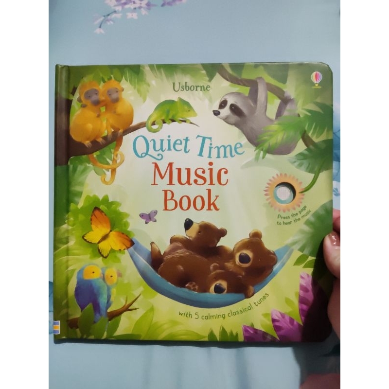 usborne original soundbook quiet time music book buku cerita anak storybook boardbook bbw import act