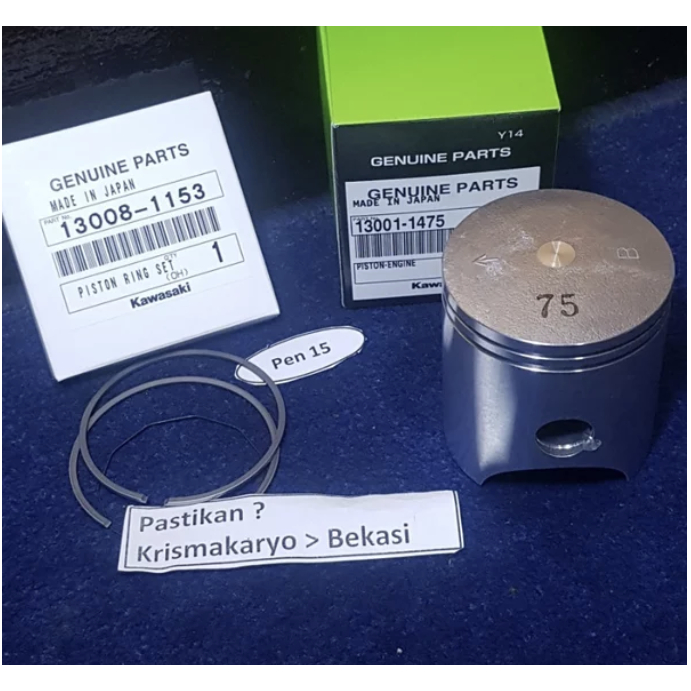 Seher Ring B75 Ninja RR 150 R Ori Piston Ring Kawasaki