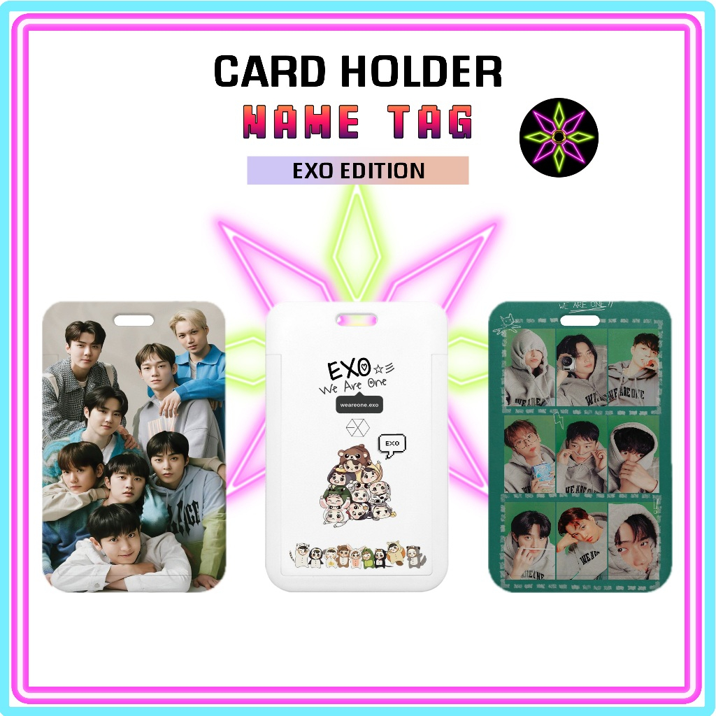 

Hikari Print ID Card Holder EXO Edition Nametag Tanpa Tali Card Holder Tempat Kartu Edisi EXO