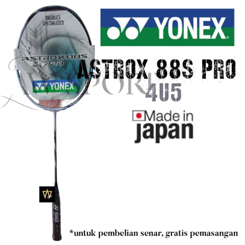 Raket Badminton Yonex ASTROX 88S PRO 4U G5 Original Japan / Raket Bulutangkis