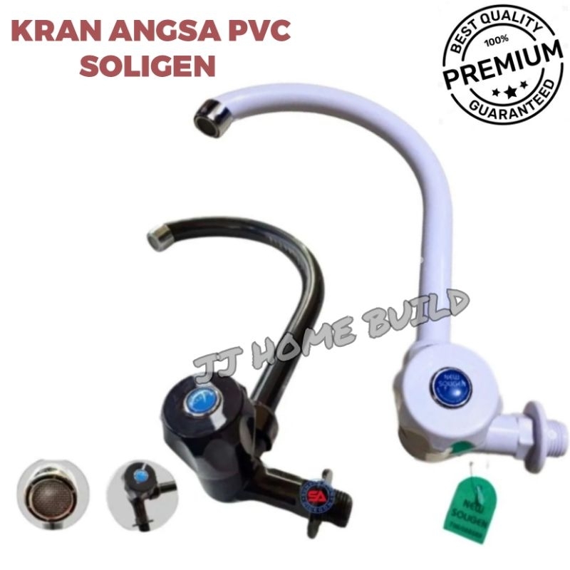 Kran Angsa SOLIGEN PVC Plastik ABS Cuci Piring Kitchen Sink Wastafel