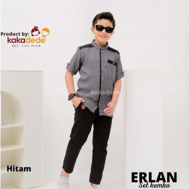 SET KOKO ANAK REMAJA SETELAN ERLAN CHINOS CASUAL ORI KAKADEDE