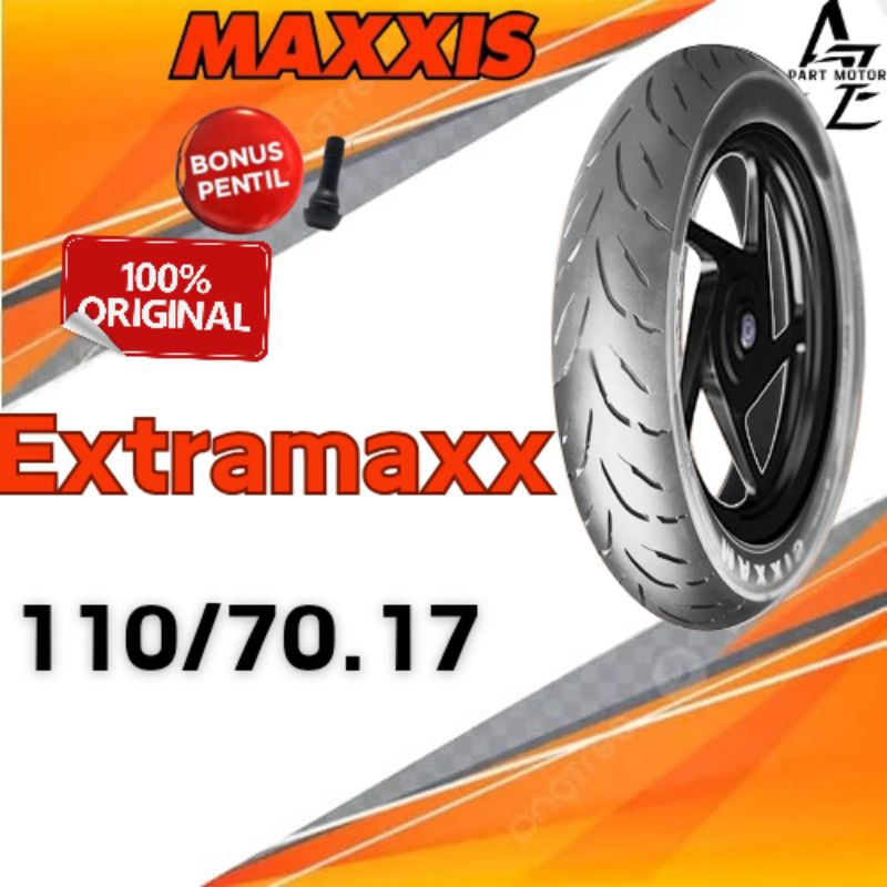 BAN TUBLES MAXXIS EXTRAMAXX 110/70.17 FREE PENTIL