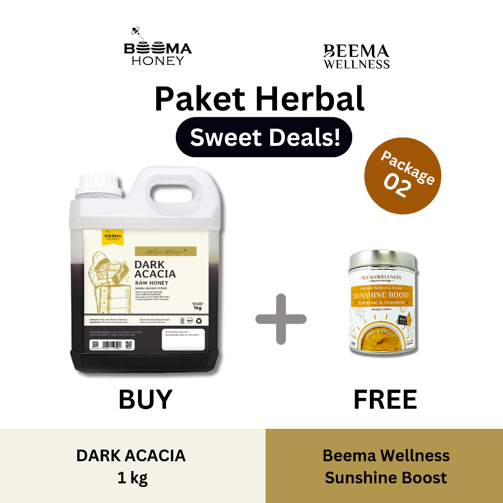 

PAKET HERBAL SWEET DEAL - IMMUNE BOOSTER PACKAGE 2