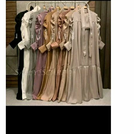 Sally scarf Emira DRESS SET HIJAB SEG4 Shining silk