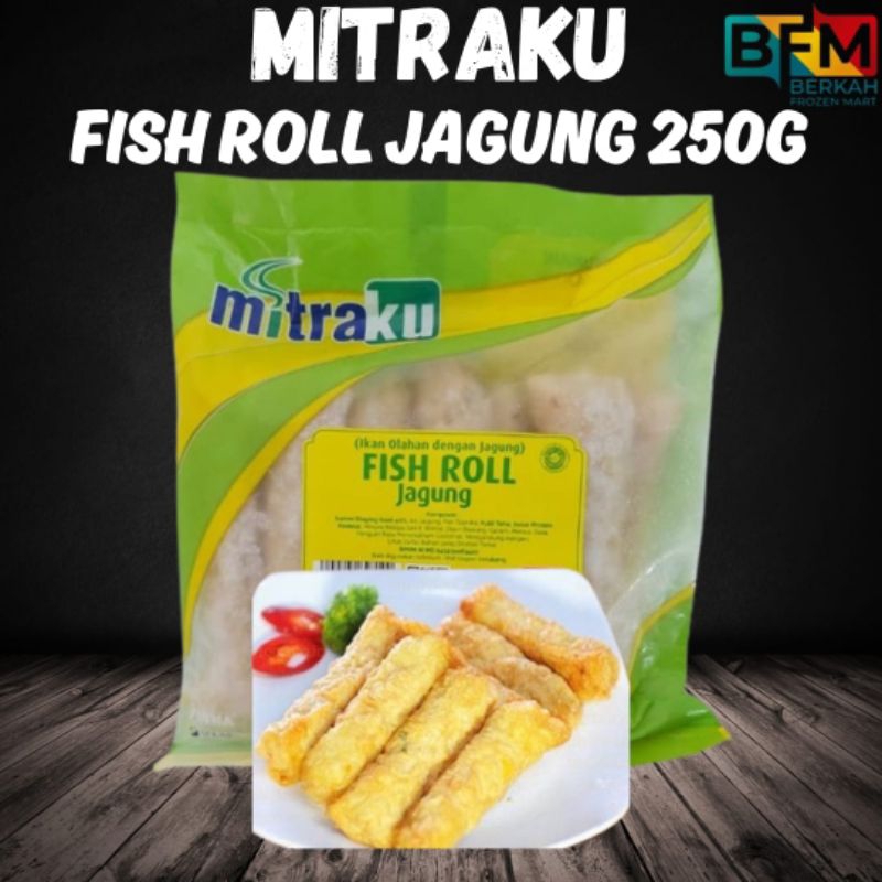 

Mitraku Fishroll jagung 250g/Mitraku lada Hitam 500g/Mitraku Fishroll 1000g/Mitraku Fishroll Barbeque 250g/Mitraku Fishroll 250g/Mitraku Fishroll 500g