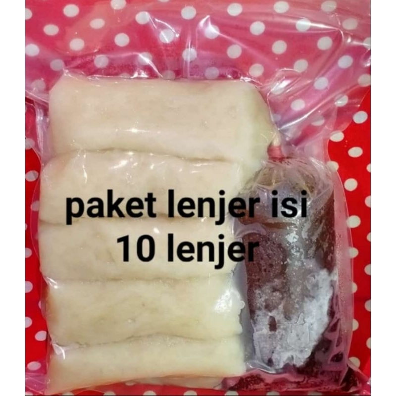 

Pempek Palembang Asli Ikan Tenggiri Paket Lenjer