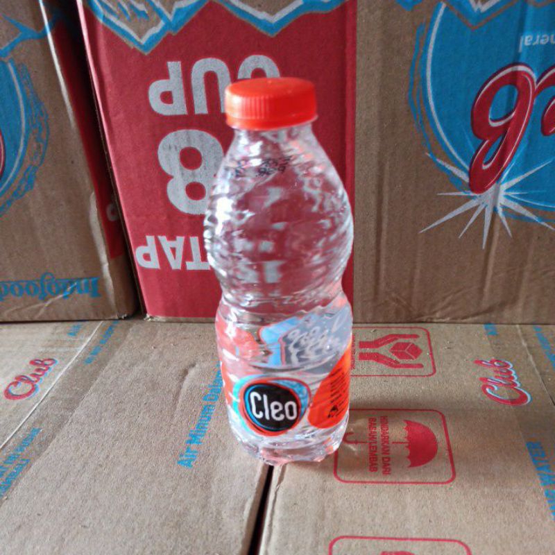 

cleo pure water 220ml botol ecer