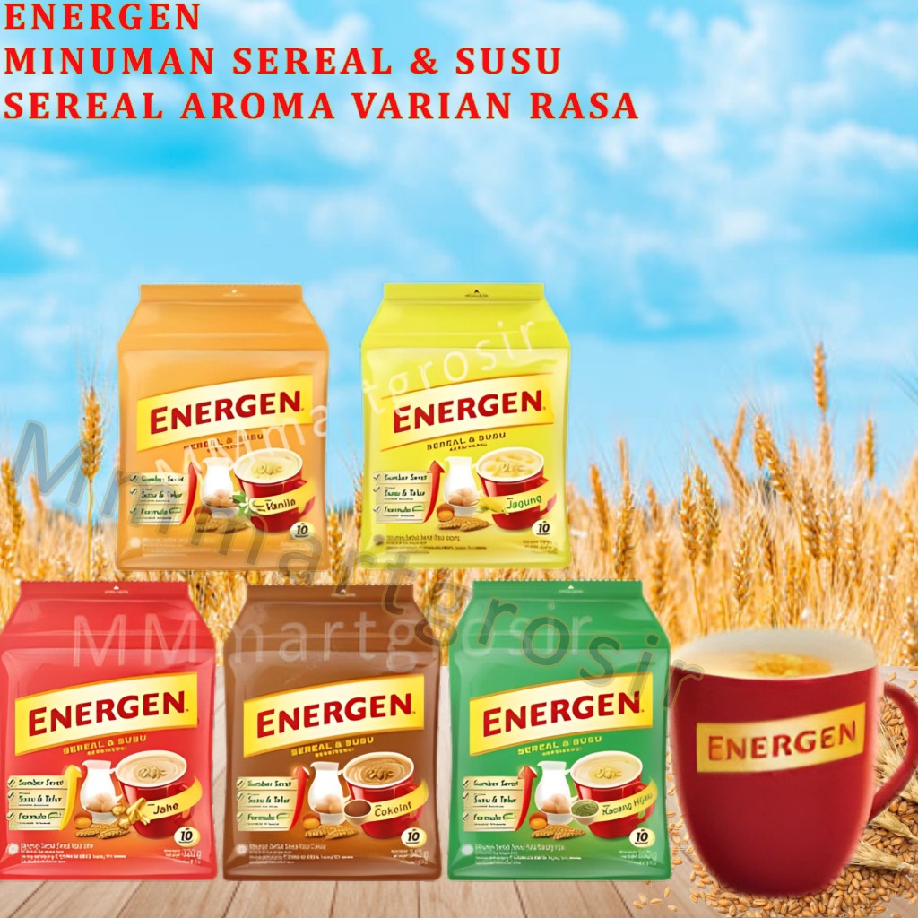 

Energen Sereal / Minuman Sereal & Susu / Sereal Aroma Varian Rasa