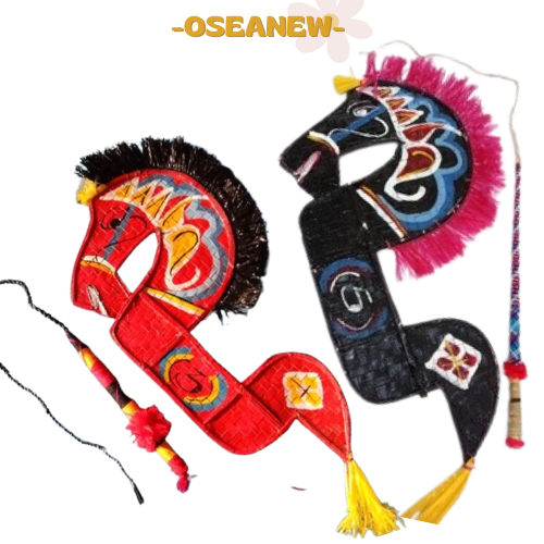 -LENGKAP- Jaranan Murah Mainan Anak / Jaran Kepang / Kepang plus pecut cederan, kuda lumping, cambuk