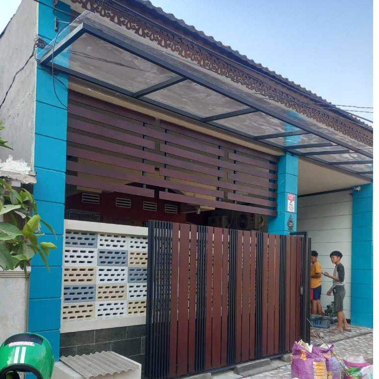 Pagar conwood minimalis / pagar rumah minimalis