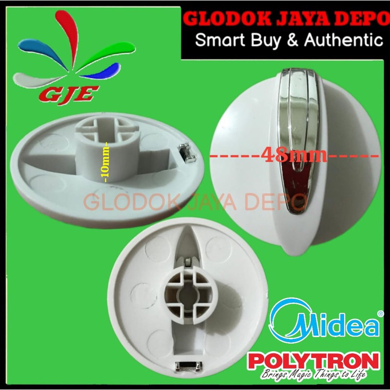 KNOP MESIN CUCI POLY / MIDEA ORIGINAL KNPE017