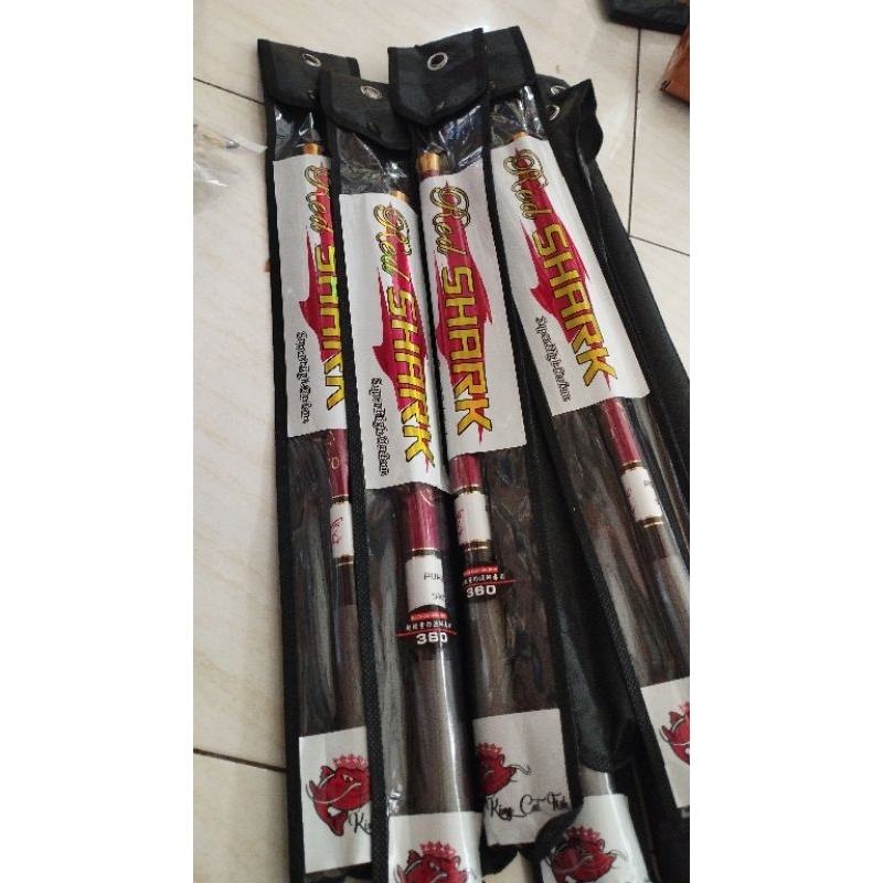 joran tegek Gamaru red shark