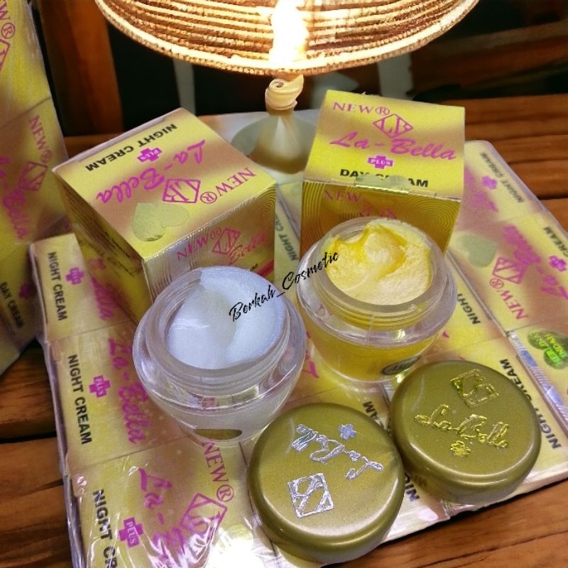 Ecer Cream new Labella Siang/Malam Original BPOM
