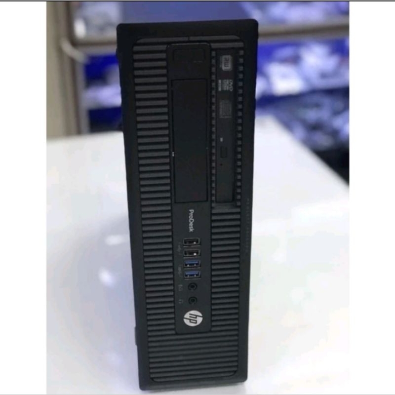 Cpu Hp Prodesk 600 G1 Desktop Intel Core i3 4130 Ram 4Gb Hdd 500Gb Win 10 Siap Pakai