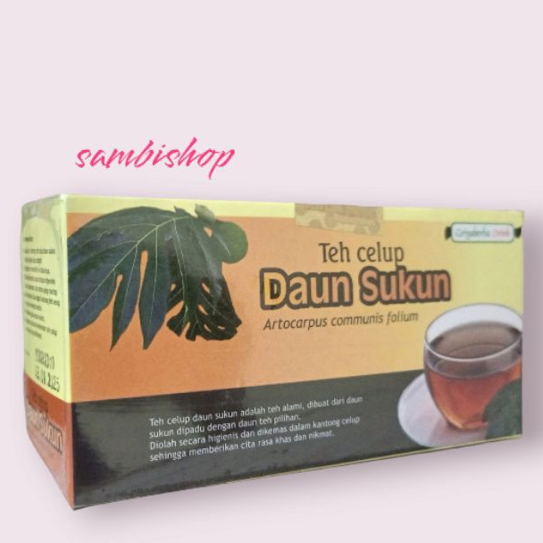 

cod teh celup daun sukun