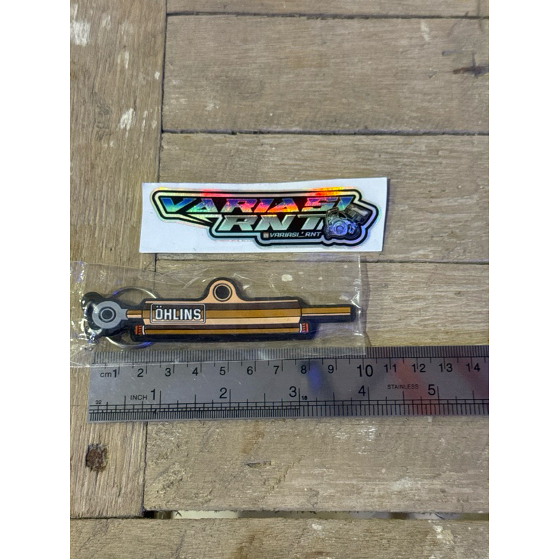 Gantungan kunci stabilizer ohlins universal sepeda motor dan mobil