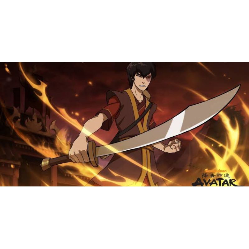 Sword Zuko cosplay avatar + sarung