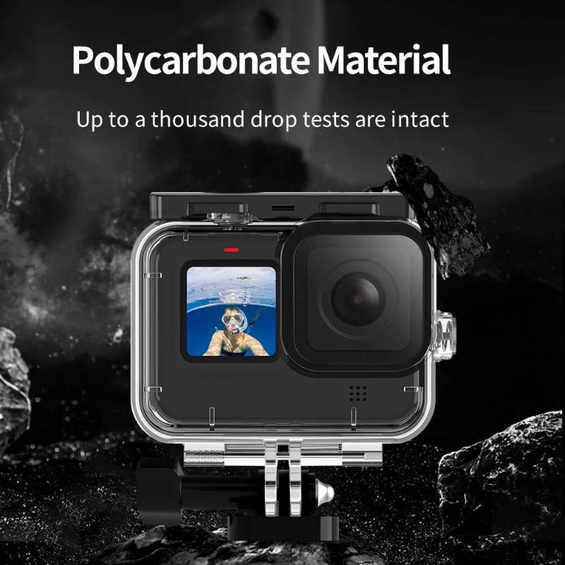Telesin Underwater Waterproof Anti Air Case Camera Action Cam Camera GOPRO HERO 9/10/11/12 - GP-WTP-