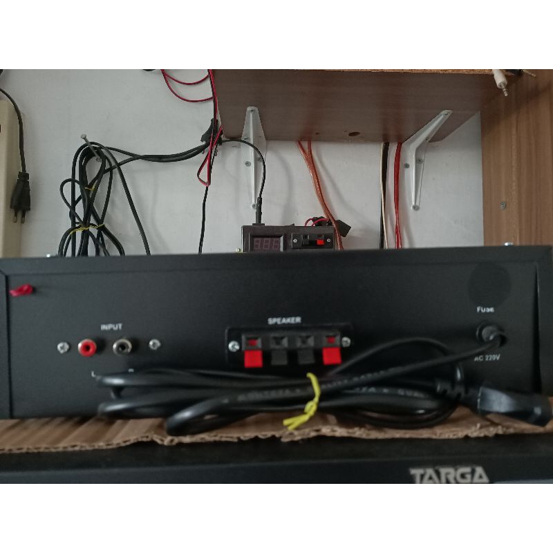 Rakitan Stereo Amplifier OCL 2x150 Watt + Mp3 Player Bluetooth