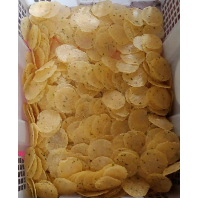 

kerupuk sermier varian original dan pedas kemasan 1/2 kg