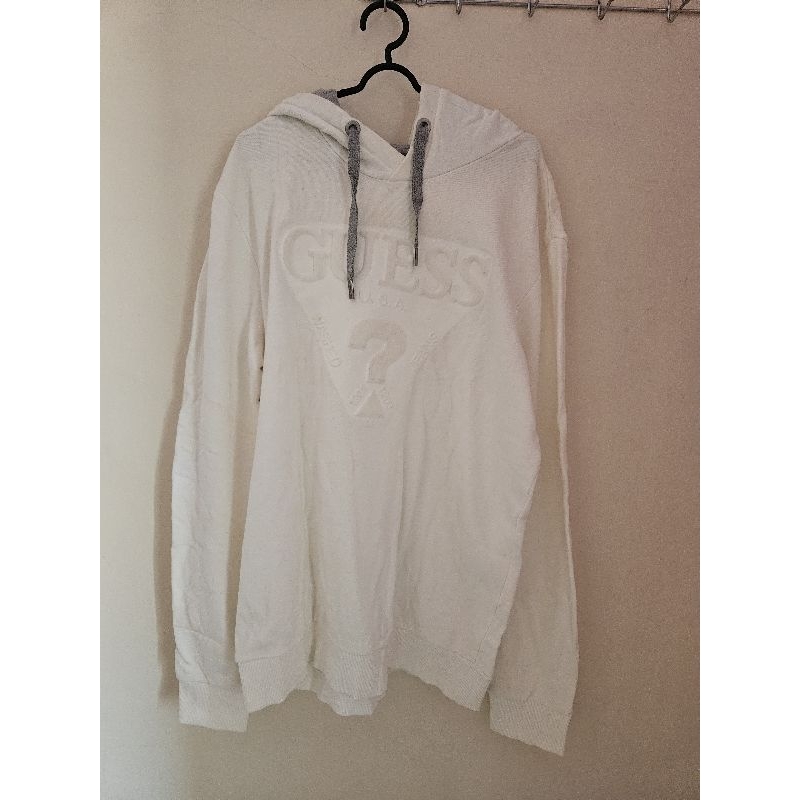 HOODIE GUESS PUTIH SECOND ORIGINAL