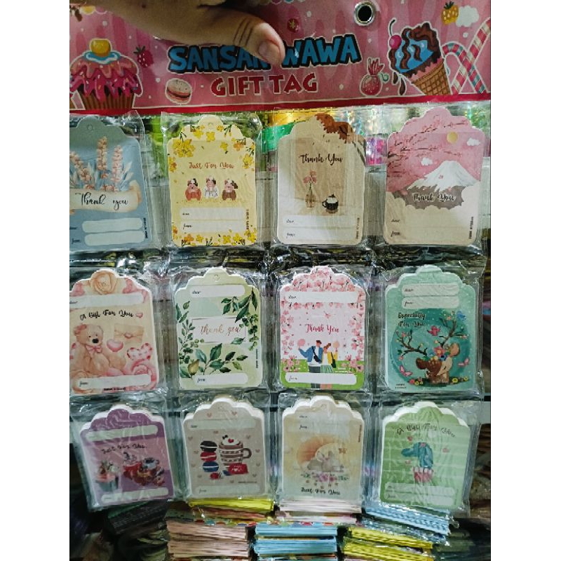 

gift tag/hangtag isi 300pcs