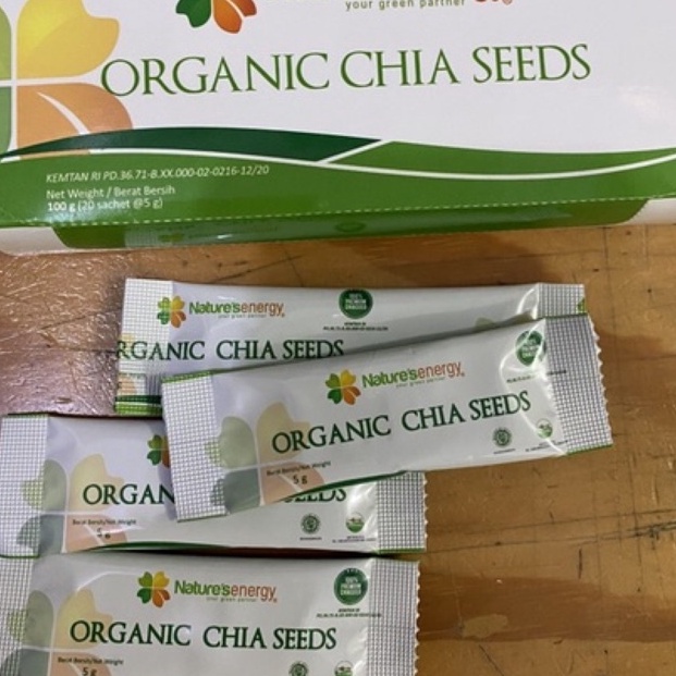 

Serba Murah Natures Energy Organic Chia Sachet 5gr SFM