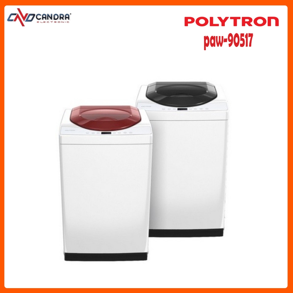 Mesin Cuci 1 Tabung POLYTRON 9KG PAW 90517