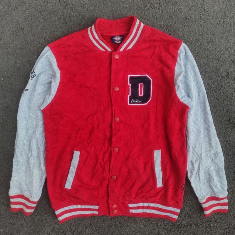 JAKET VARSITY BOXY SLIM REGULER FIT DICKIES BIG LOGO BASE BALL RUNNING AEROBIK GYM MLB NFL NASCAR CA