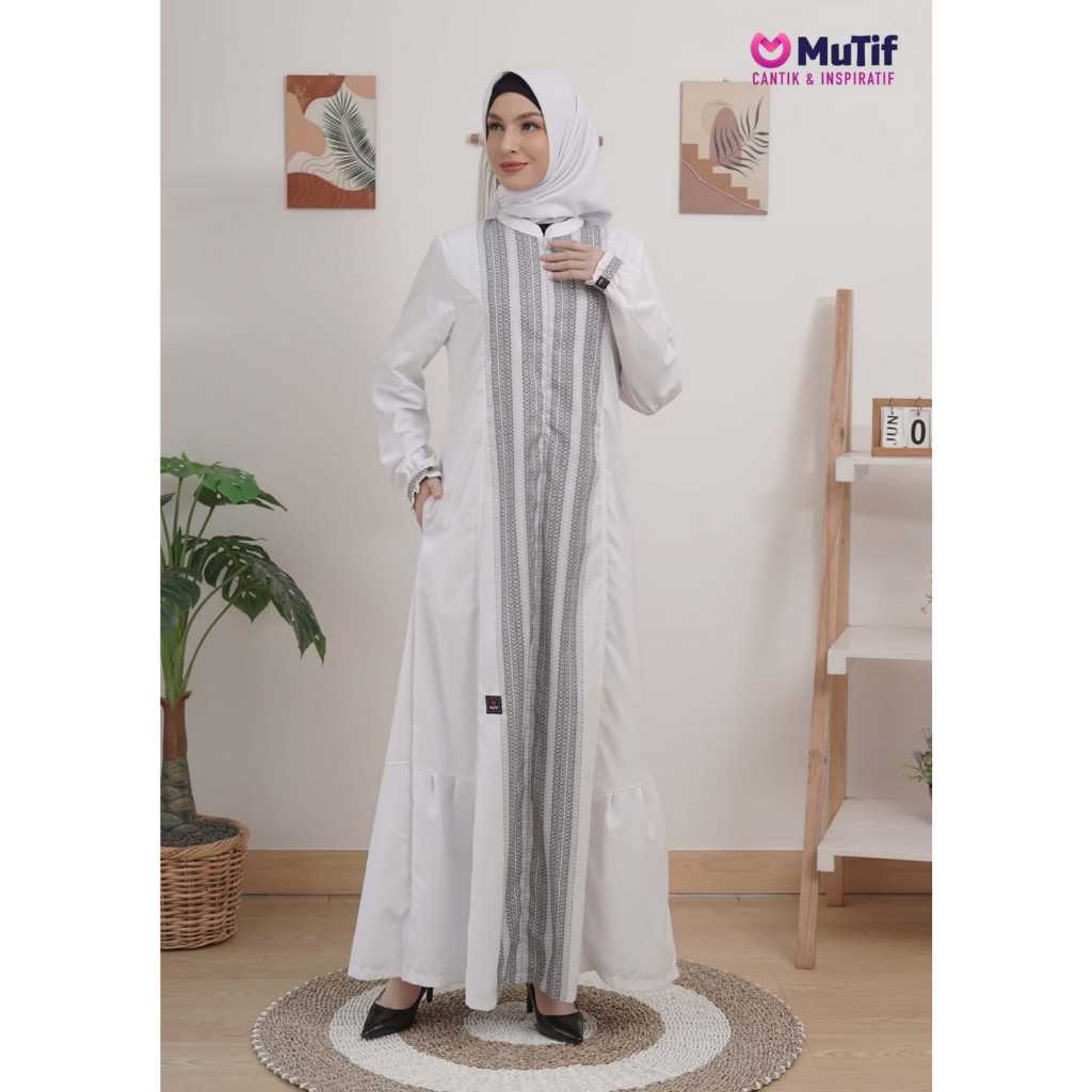 Gamis Aznana White by Mutif
