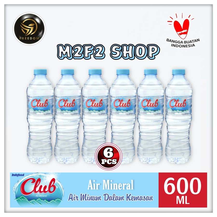 

Air Mineral Club Tanggung Botol Plastik Pet - 600 ml (Kemasan 6 Pcs)