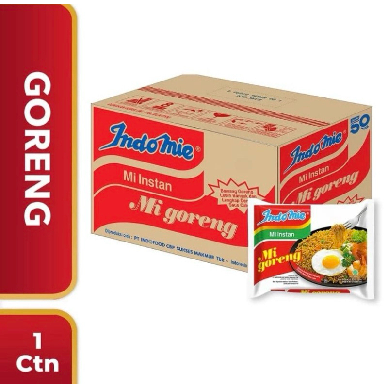 

Indomie GORENG 1 karton isi 40