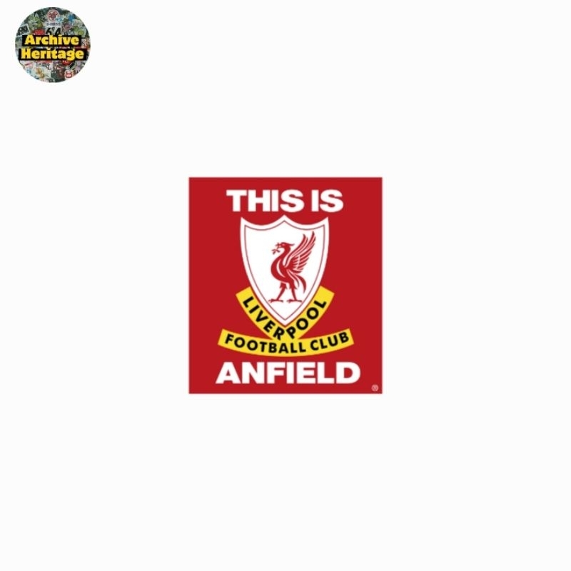 

sticker Liverpool FC logo this is anfield YNWA the reds kopites sepak bola hooligans casual ultras sticker