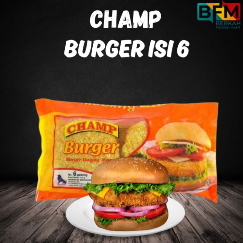 

Champ Burger Ayam isi 6