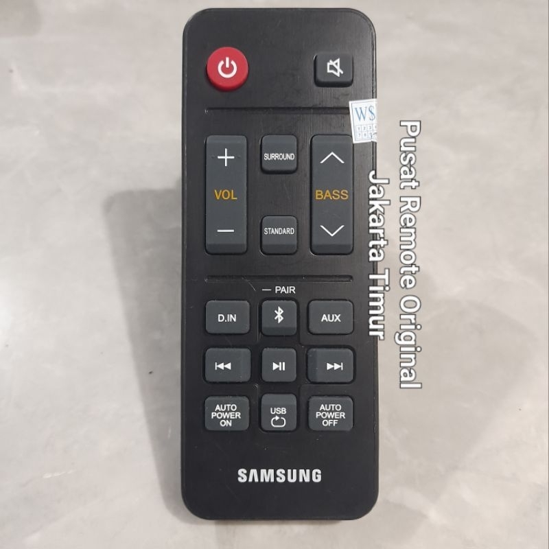 REMOTE REMOT SOUNDBAR SAMSUNG HWN300 AH81-09622A ORIGINAL ASLI