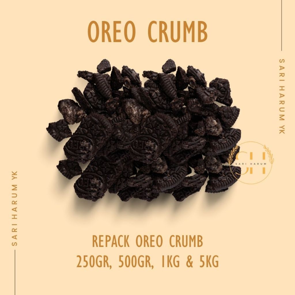 oreo crumb | remah oreo | biskuit oreo 1kg